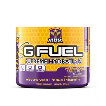 G FUEL caffeine free, Hive nectar, tub,  product front