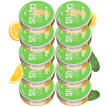 Lemon Cactus Energy Pouches (10 Pack/200 Pouches)