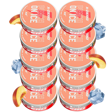 Peach on Ice Energy Pouches (10 Pack/200 Pouches)
