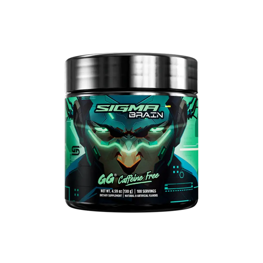 Gamersupps caffeine free, sigma brain, tub,  product front