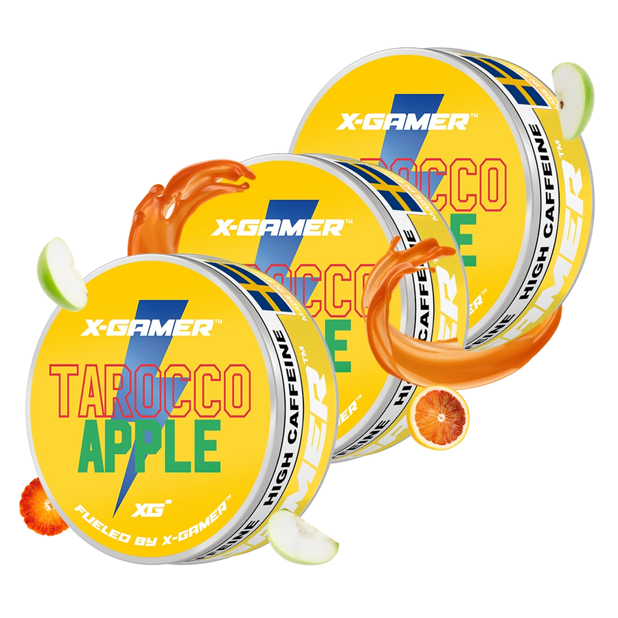 X-Gamer - Tarocco Apple Koffein Prillor (3x)