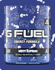 G FUEL Energy, White Elephant, tub, product front with matching background