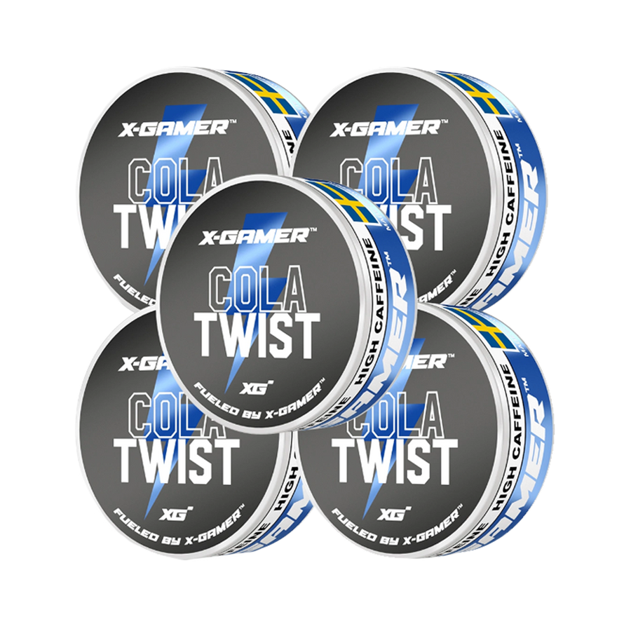 X-Gamer - Cola Twist Koffein Prillor (5x)