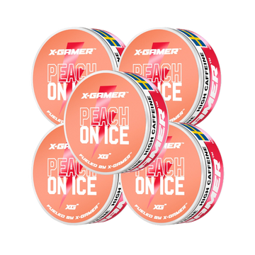 X-Gamer - Peach On Ice Koffein Prillor (5x)