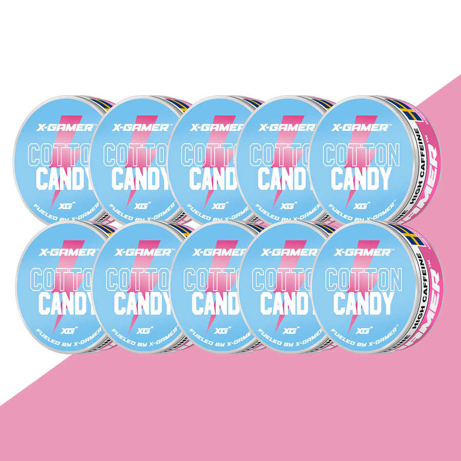 X-Gamer - Cotton Candy Koffein Prillor (10x)