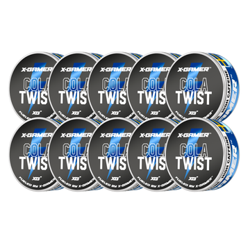 X-Gamer - Cola Twist Koffeinsnus (10x)