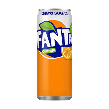 Fanta zero orange, Soda, front image