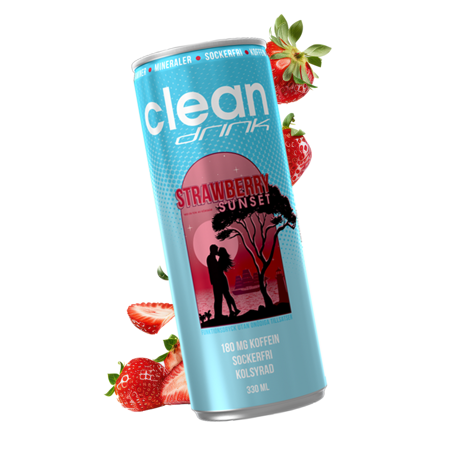 Clean Drink Strawberry Sunset 330ml