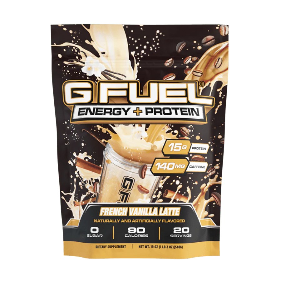 G FUEL Energy + Protein French Vanilla Latte (20 portioner)