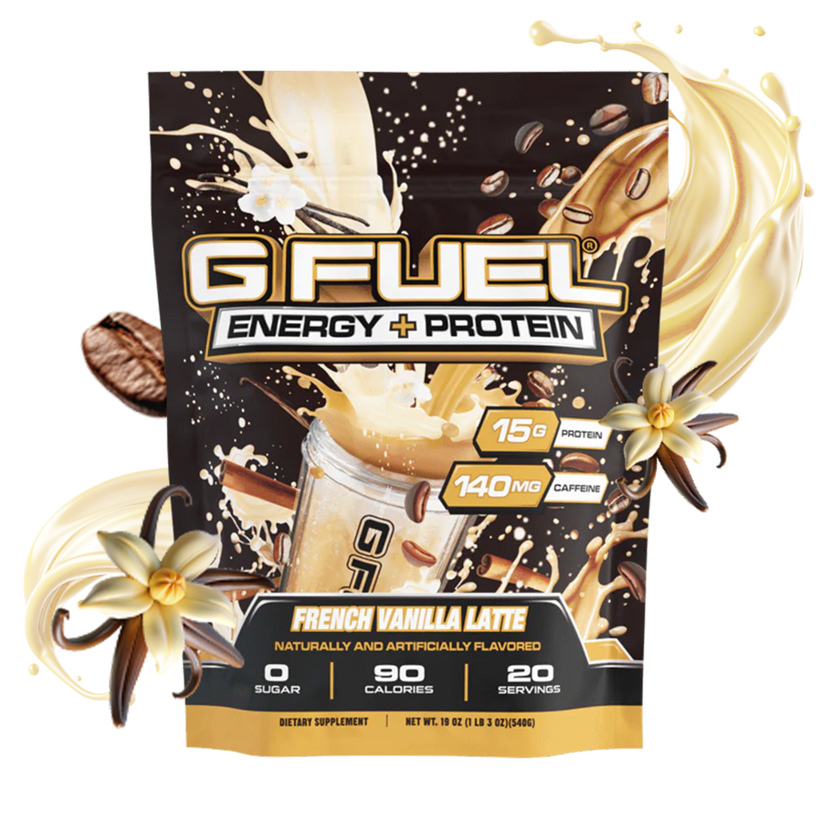 G FUEL Energy + Protein French Vanilla Latte (20 portioner)