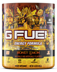 G FUEL energy, Honey Lemon, tub,  product front