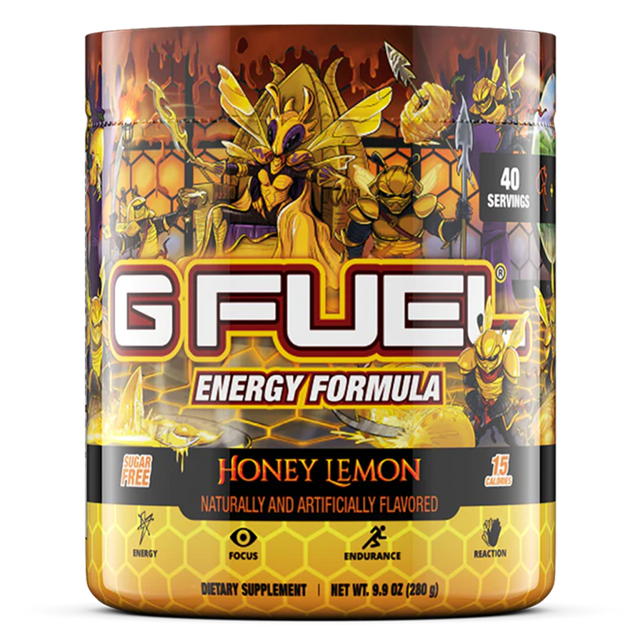 G FUEL energy, Honey Lemon, tub,  product front