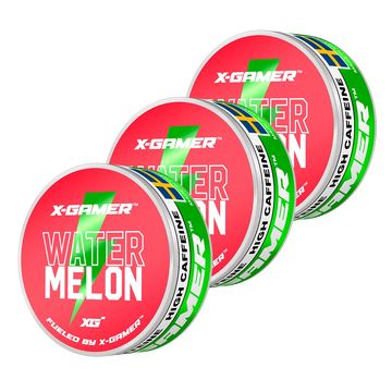 X-Gamer - Watermelon Koffein Prillor (3x)