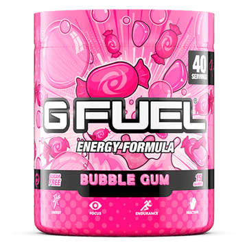 G FUEL energy, Bubble gum, tub,  product front