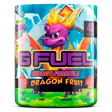 G FUEL Energy, Dragon fruit, Spyro, tub,  product front