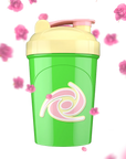 G FUEL shaker, 473 ml, The Bloom, product backside with a cool flowery background