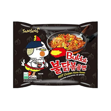 SAMYANG BULDAK HOT CHICKEN RAMEN SPICY NOODLES 140g (SORT)