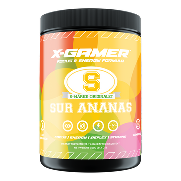 X-Gamer S-Märke Sur Ananas (60 portioner)